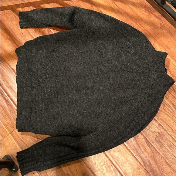 Carriag Donn Ireland 100% Pure New Wool Chunky Knit Zip Up Sweater - Picture 7 of 7